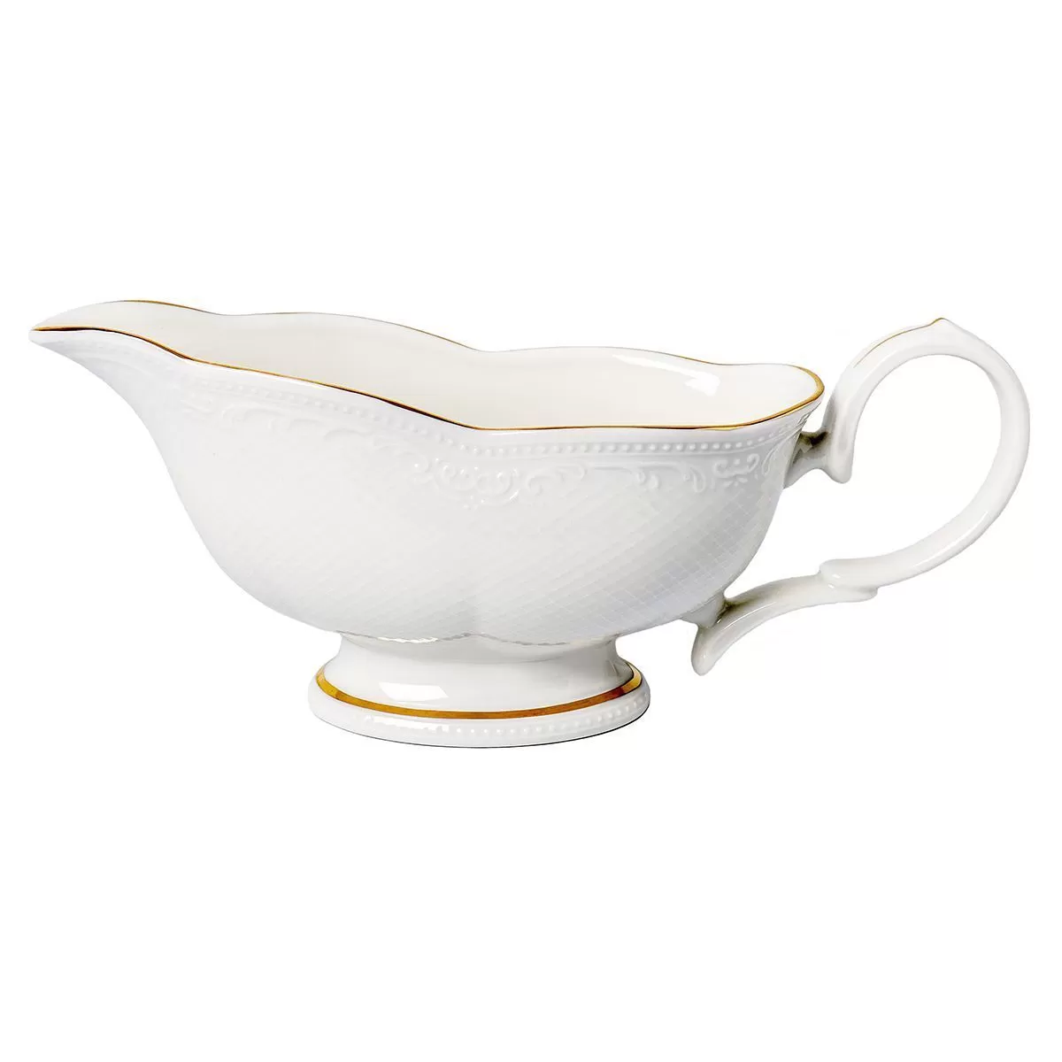Соусник 350 мл, фарфор, "Aristocrat-Gold". Noble