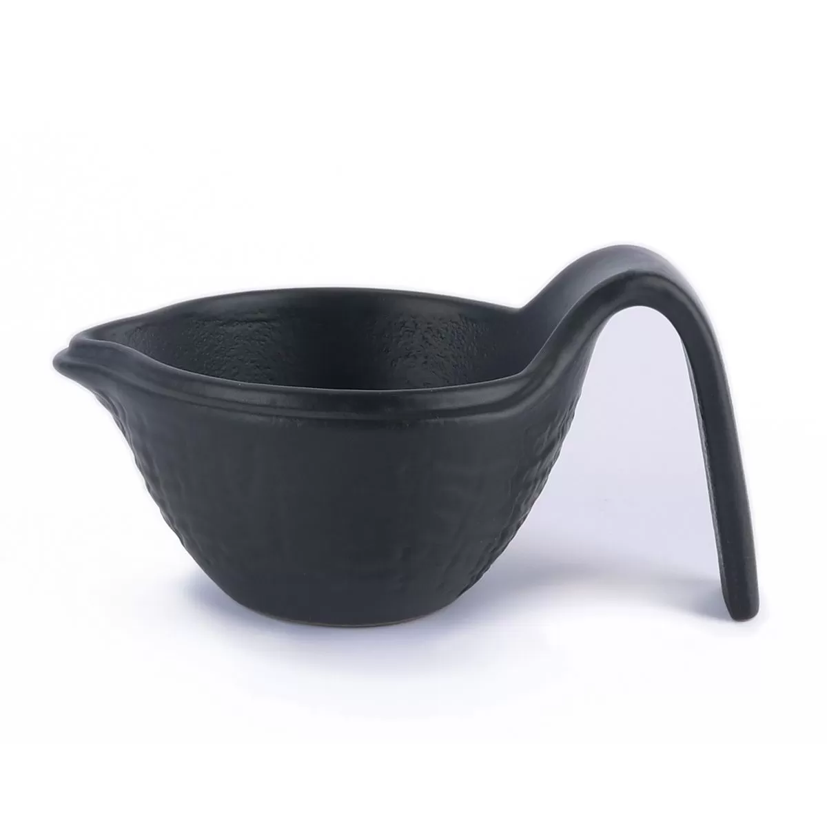 Соусник с ручкой d=10см, h=7 см, 50 мл, серия "Black Raw Wood"  P.L. — ProffCuisine
