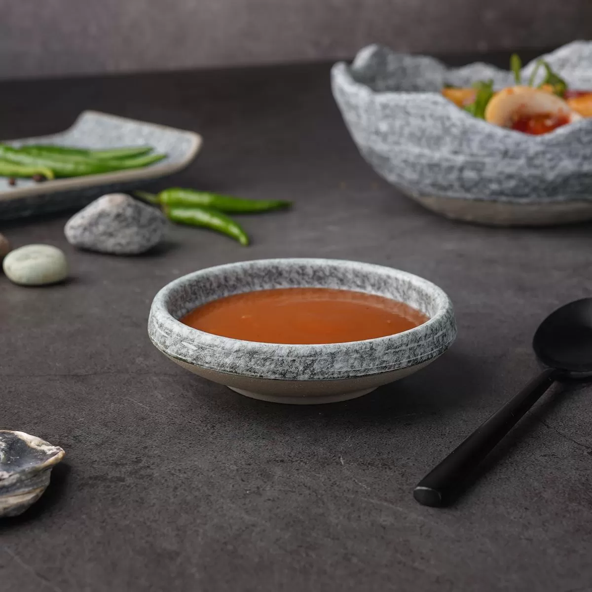 Соусник 9*2,4 см, Stone Untouched Taiga, P.L. Proff Cuisine