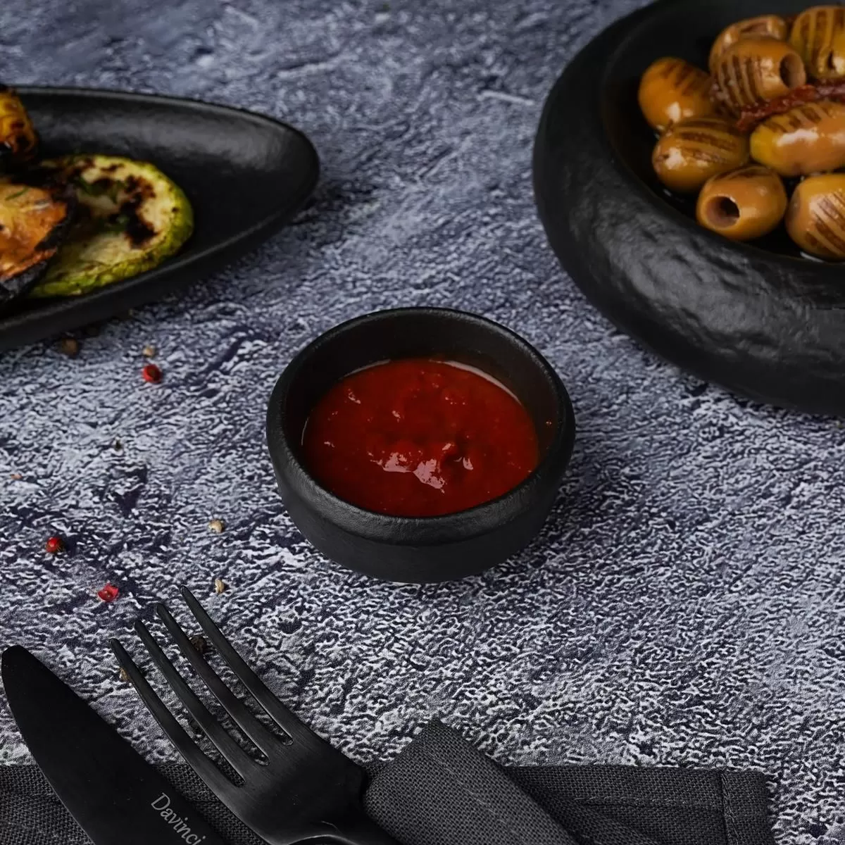 Соусник Black Raw Steller 6,7*3,4 см, P.L. Proff Cuisine