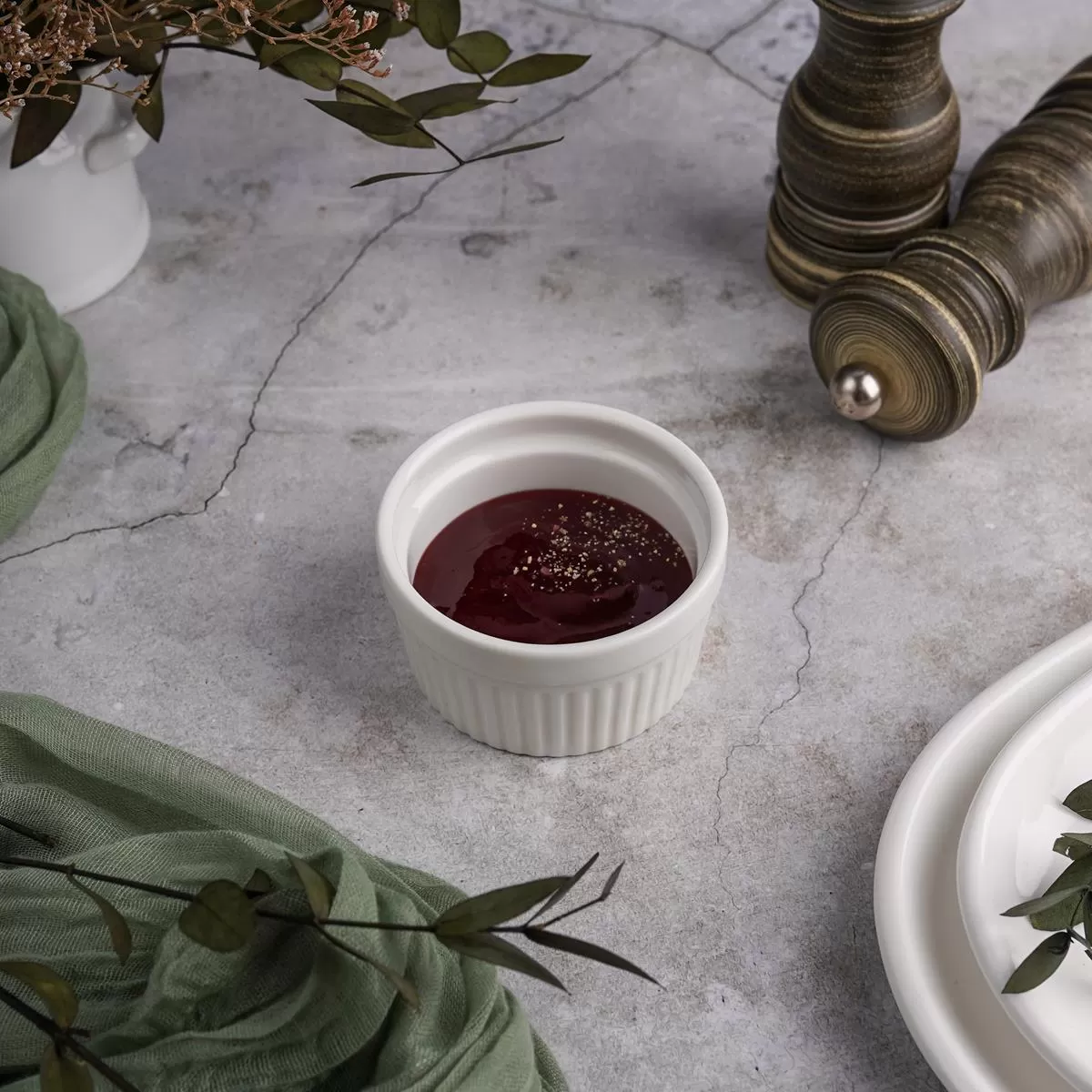 Соусник рельефный 120 мл, 7,5 см, P.L. Proff Cuisine
