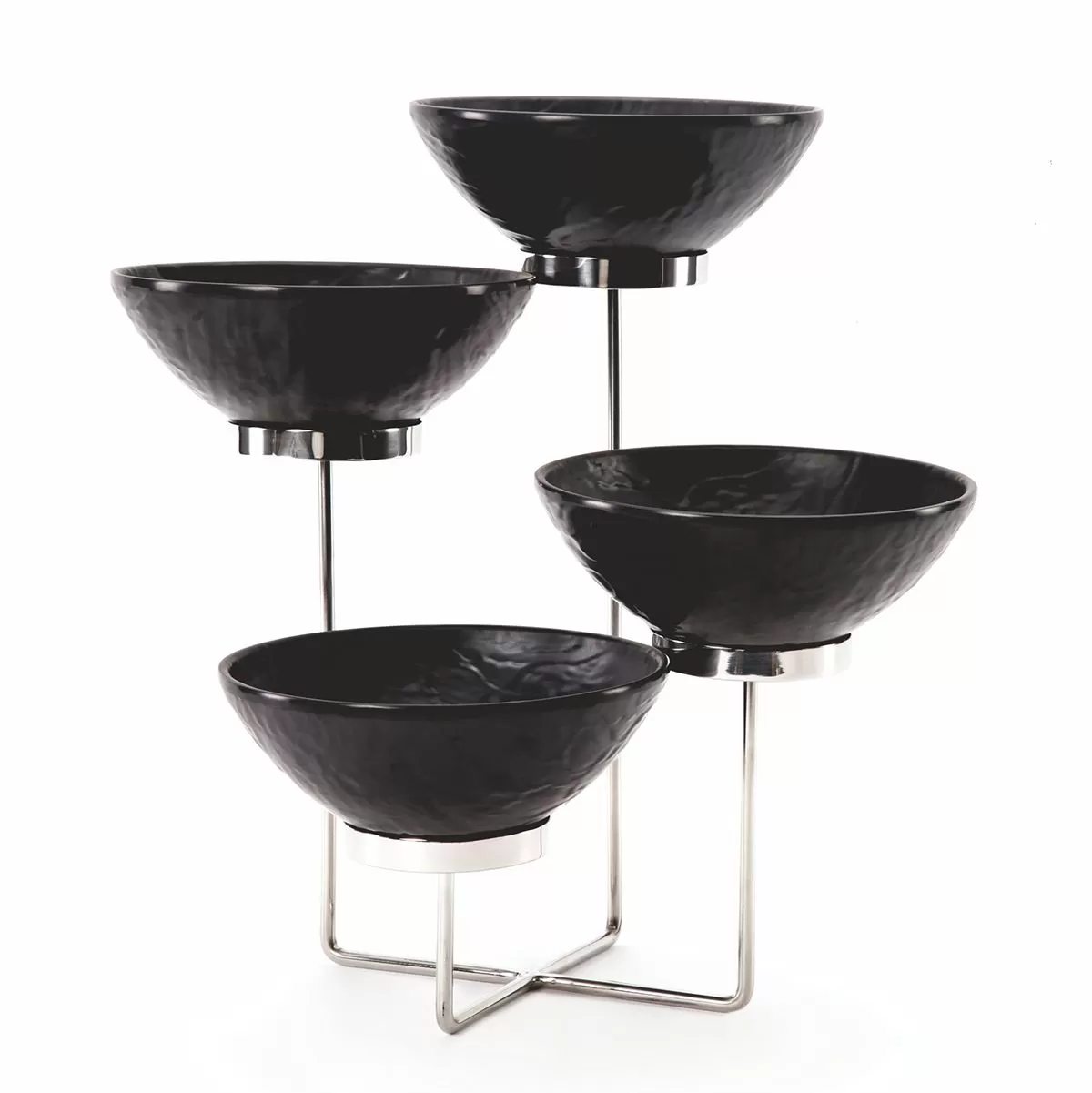 Стойка металлическая для выкладки + четыре салатника, 1 л, h=43см, P.L.—Hotelware
