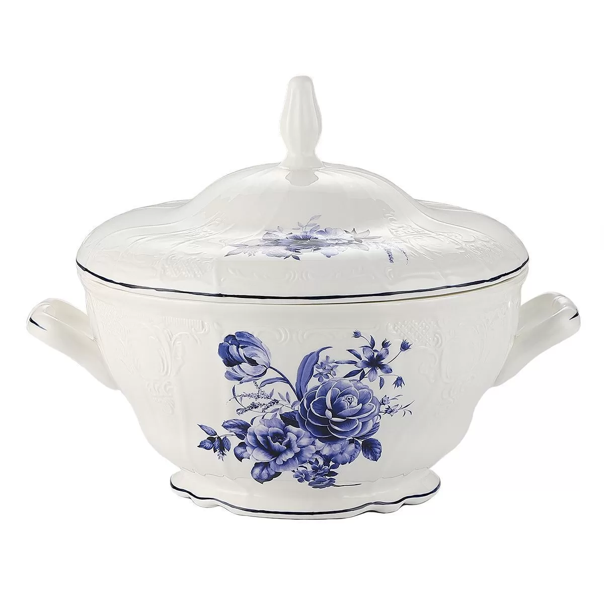 Супница 2500 мл,коллекция "Blue Flower"  P.L. Proff Cuisine