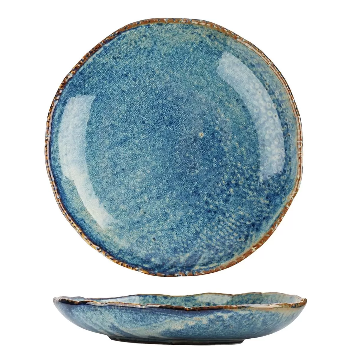 Тарелка,блюдо 25,3*5,4 см, 700 мл, фарфор,серия "Aqua Blue" P.L.