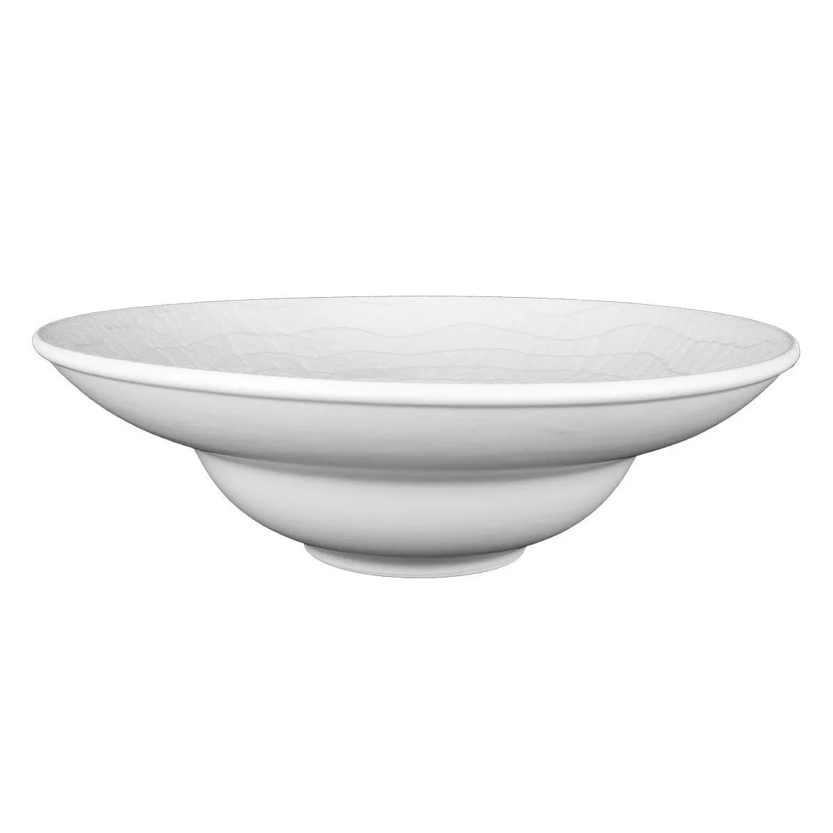 Тарелка для пасты,супа,салата d=25см, h=7,5 cм, 350 мл, серия "White Raw Wood"  P.L. — ProffCuisine