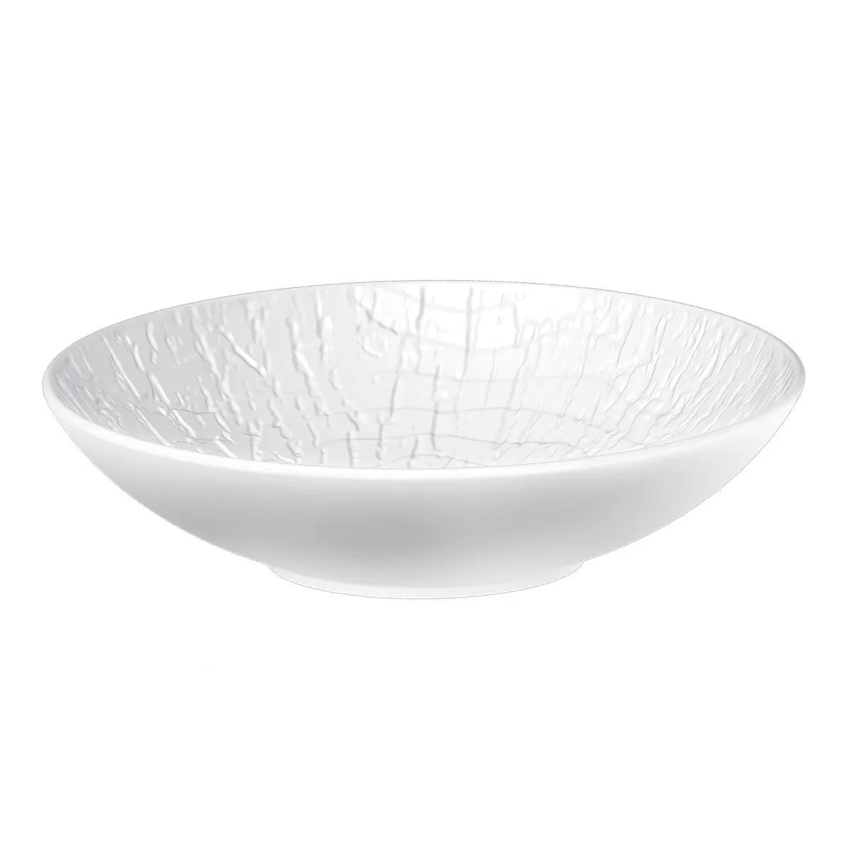 Тарелка для салата d=24см, h=5,7cм, 1000 мл, серия "White Raw Wood"  P.L. — ProffCuisine