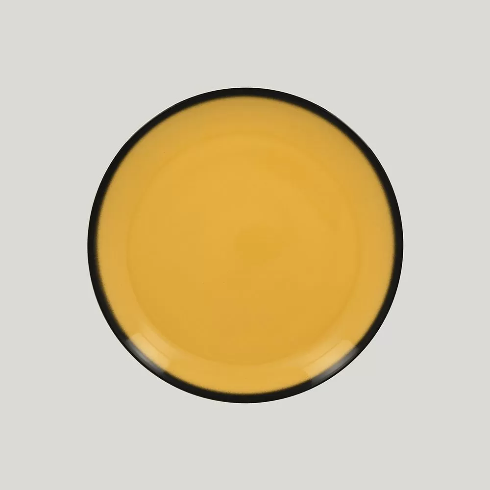 Тарелка круглая RAK Porcelain LEA Yellow 29 см (желтый цвет)