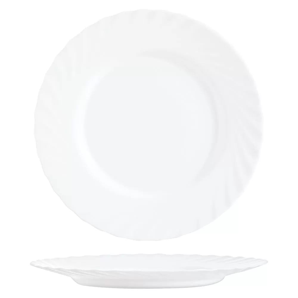 Тарелка Luminarc Trianon 24,5 см,стеклокерамика, белый цвет, ARC