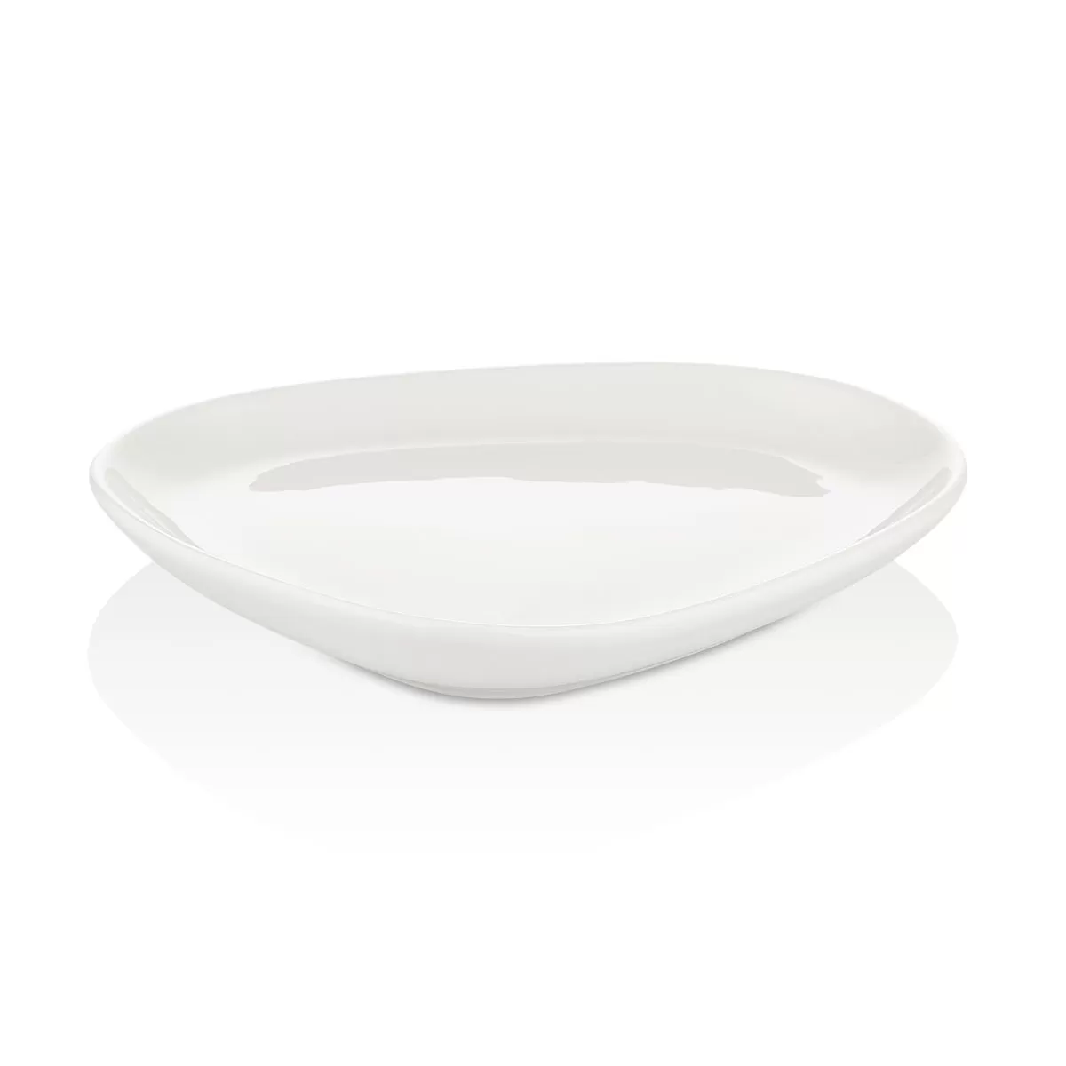 Тарелка мелкая 19*16,5 см,фарфор,серия "Island White", By Bone