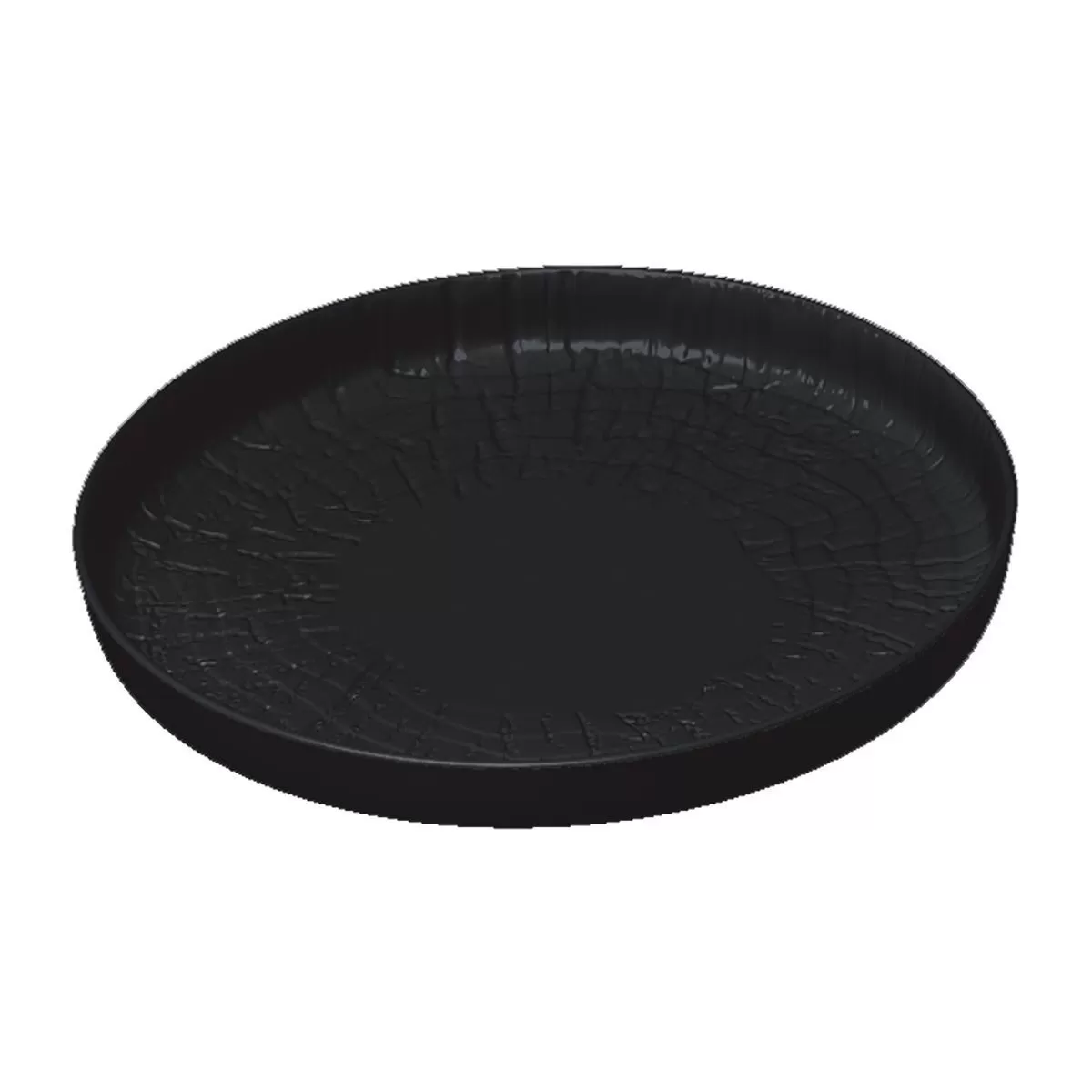 Тарелка с бортом d=23см, h=3см, серия "Black Raw Wood"  P.L. — ProffCuisine