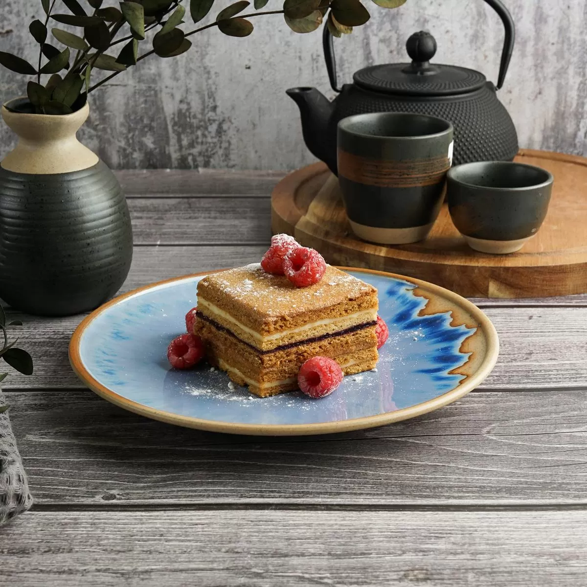 Тарелка 21 см, "Blue Panasia" P.L. Proff Cuisine