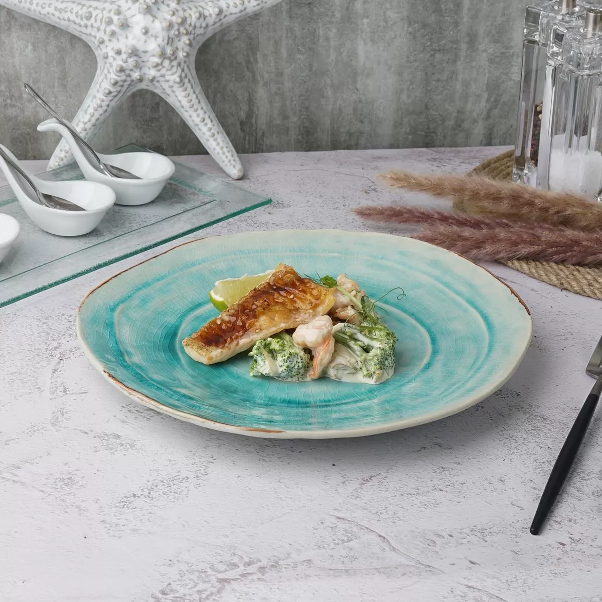 Тарелка 27 см,керамика "Frutti di Mare" P.L.
