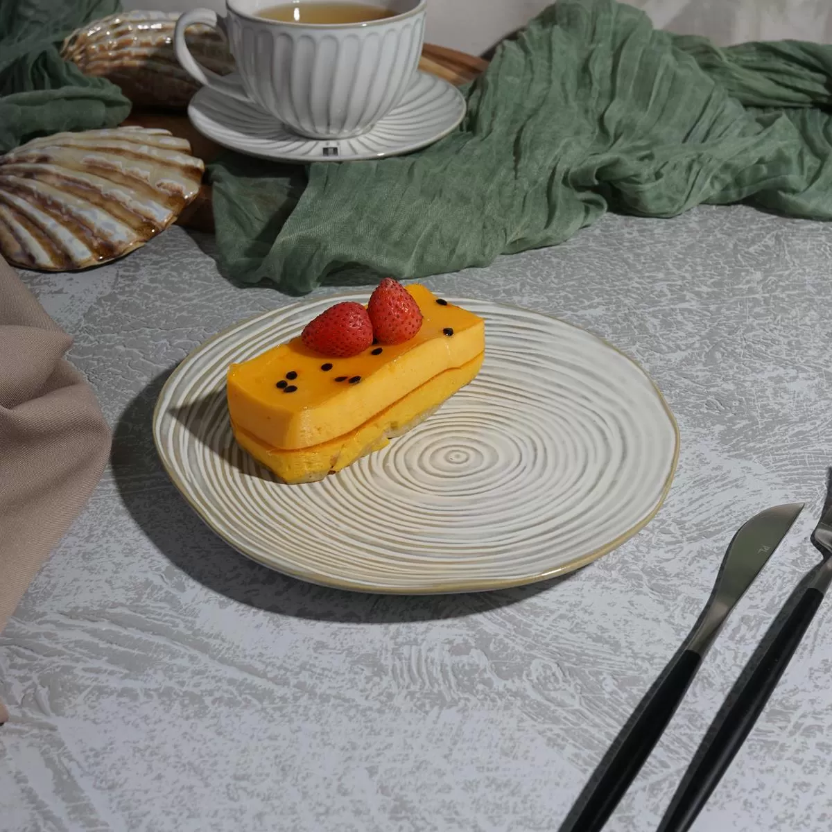 Тарелка d=21 см,керамика "Frutti di Mare" P.L.