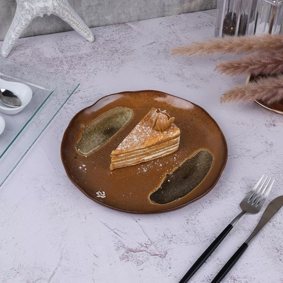 Тарелка d=22 см,керамика "Frutti di Mare" P.L.