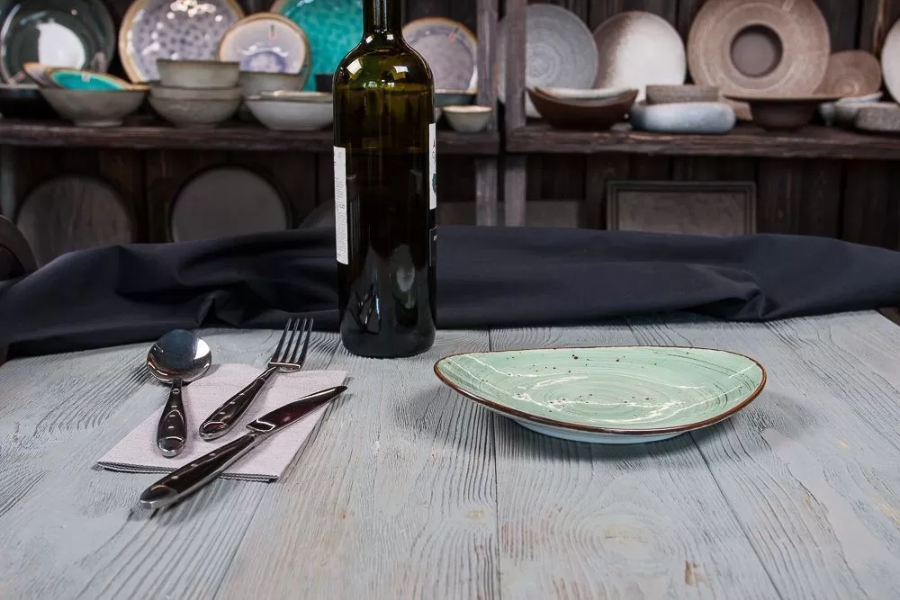 Тарелка Fusion Blue Lake 21*17,5 см, P.L. Proff Cuisine