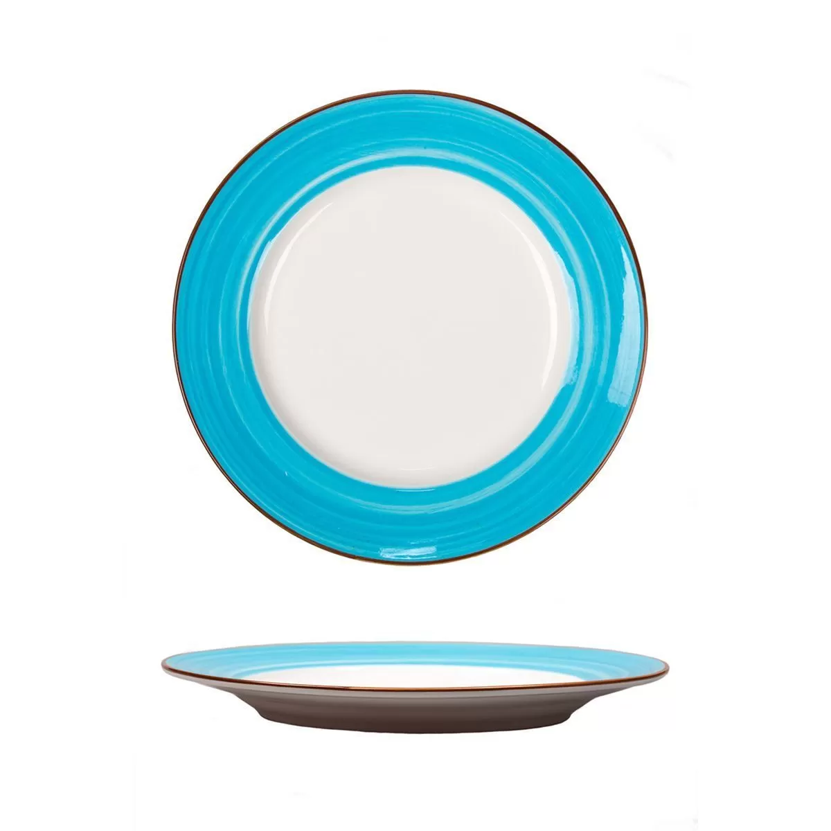 Тарелка круглая d=22,5 см серия "Blue Rim-Kids" P.L.