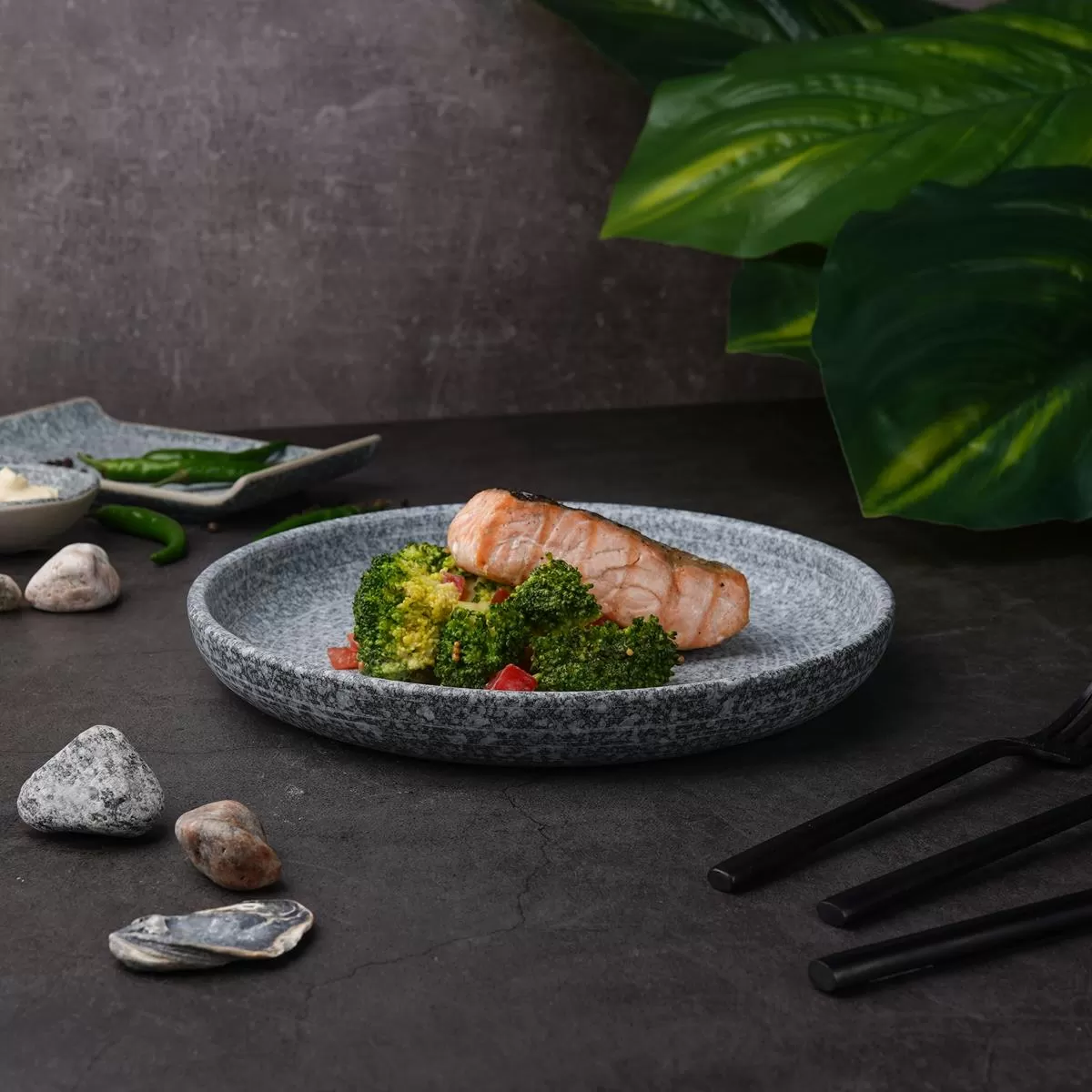 Тарелка с бортом 23*3 см, Stone Untouched Taiga, P.L. Proff Cuisine