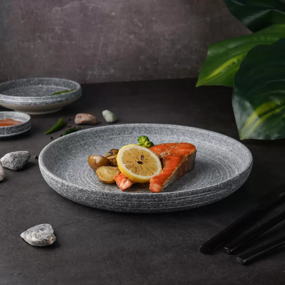 Тарелка с бортом 25,9*2,7 см, 950 мл, Stone Untouched Taiga, P.L. Proff Cuisine