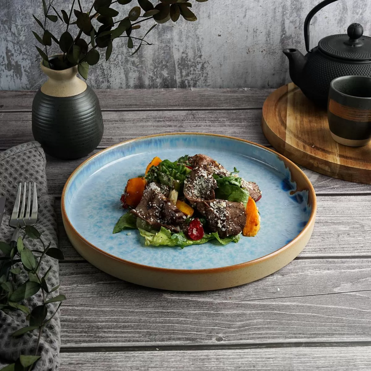 Тарелка с бортом 26*3 см, "Blue Panasia" P.L. Proff Cuisine