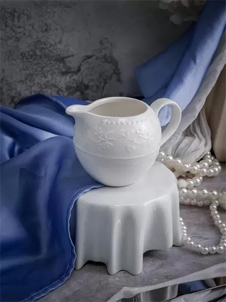 Молочник с ручкой 190 мл, 11,7×7,8 см h 7,6 см, фарфор, Primavera