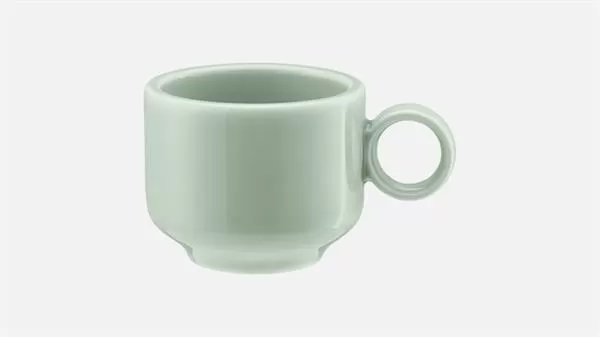Чашка кофейная 100 мл, d 6,5 см, h 5,1 см, FROST, Shiro Glaze