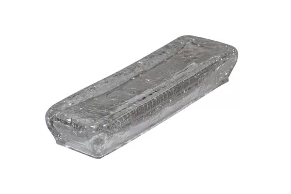 Блюдо прямоугольное 21 см h 6,4 см Crackled glass ShApes
