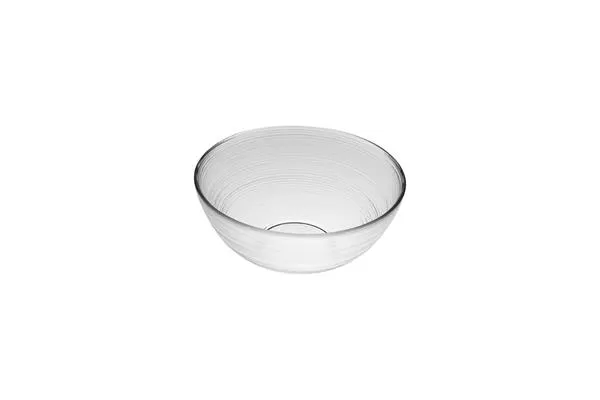 Салатник d 15,3 см h 6,5 см, стекло, прозрачный, Circle