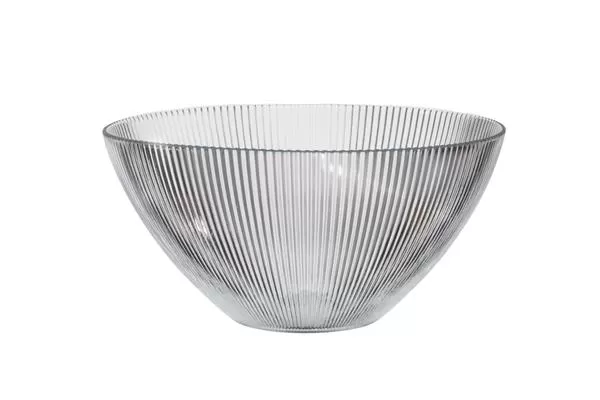 Салатник d 30 см h 14,5 см, стекло, прозрачный, Aria