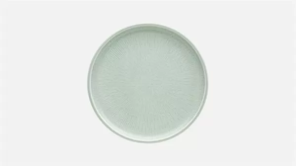 Тарелка мелкая d 21 см, h 2,3 см, FROST, Shiro Glaze