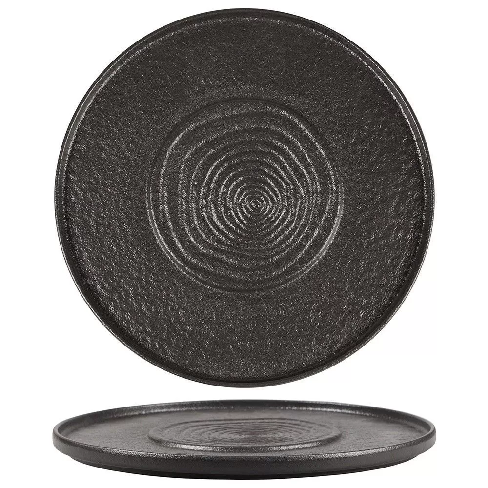 Блюдо  Black Raw Steller для подачи d=30 см, h=2 см, P.L. Proff Cuisine