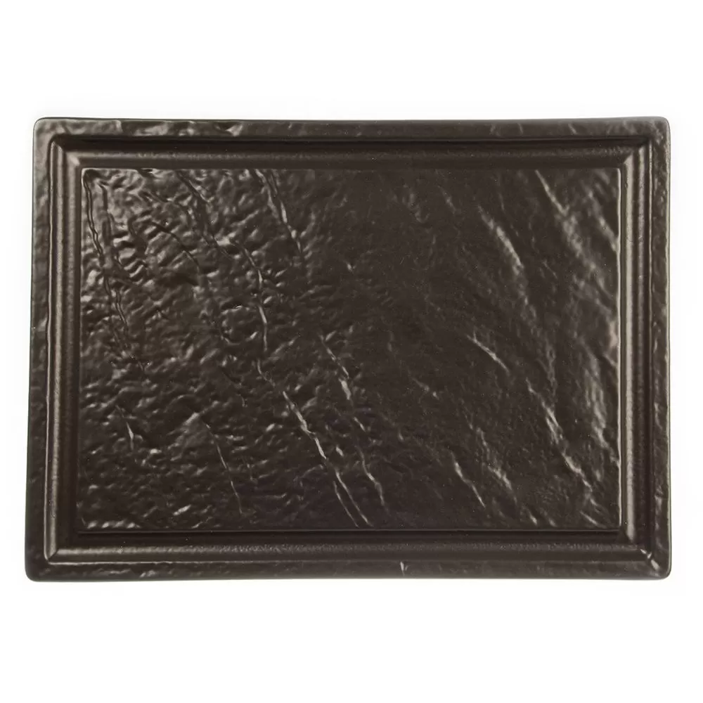 Блюдо для стейка  Black Raw Stellar 33*24*1,7 см, P.L. Proff Cuisine