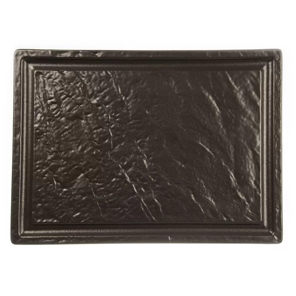Блюдо для стейка  Black Raw Stellar 42*28*1,6 см, P.L. Proff Cuisine