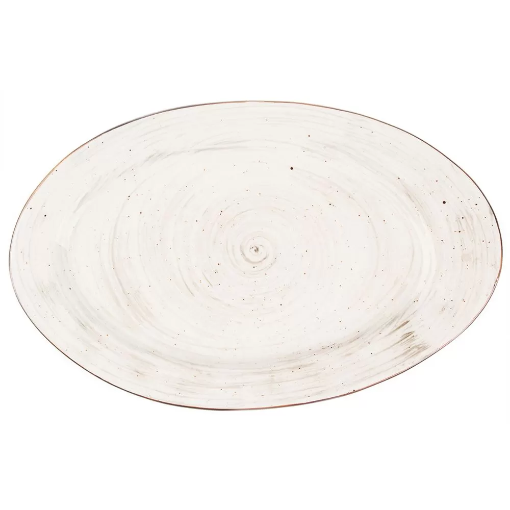 Блюдо овальное White Fusion 40*25 см, P.L. Proff Cuisine