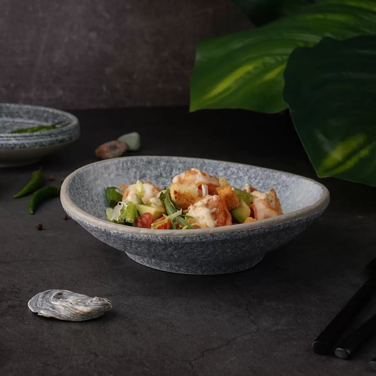 Блюдо 19*17,5*4,7 см, Stone Untouched Taiga, P.L. Proff Cuisine