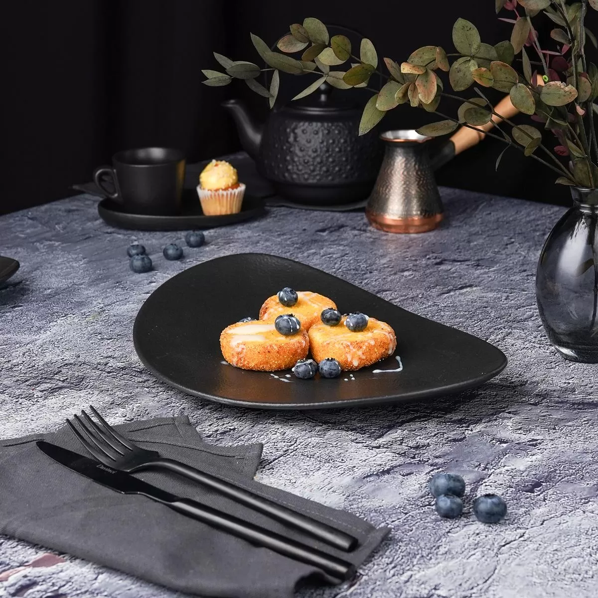 Блюдо Black Raw Stellar 29*20*3 см, P.L. Proff Cuisine