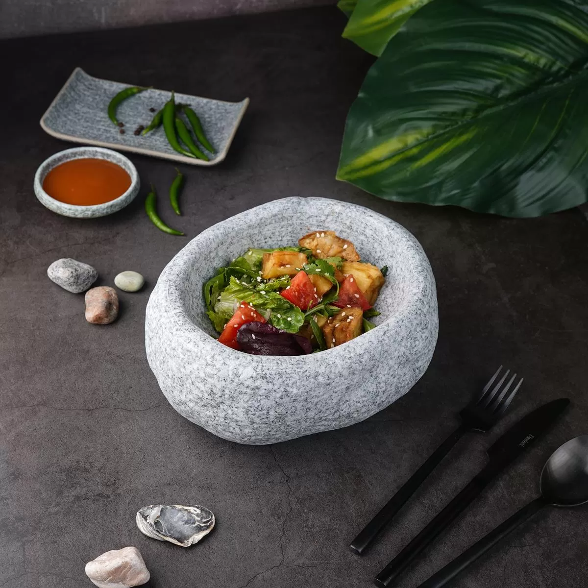 Блюдо для подачи 23*18,5*9 см, Stone Untouched Taiga, P.L. Proff Cuisine