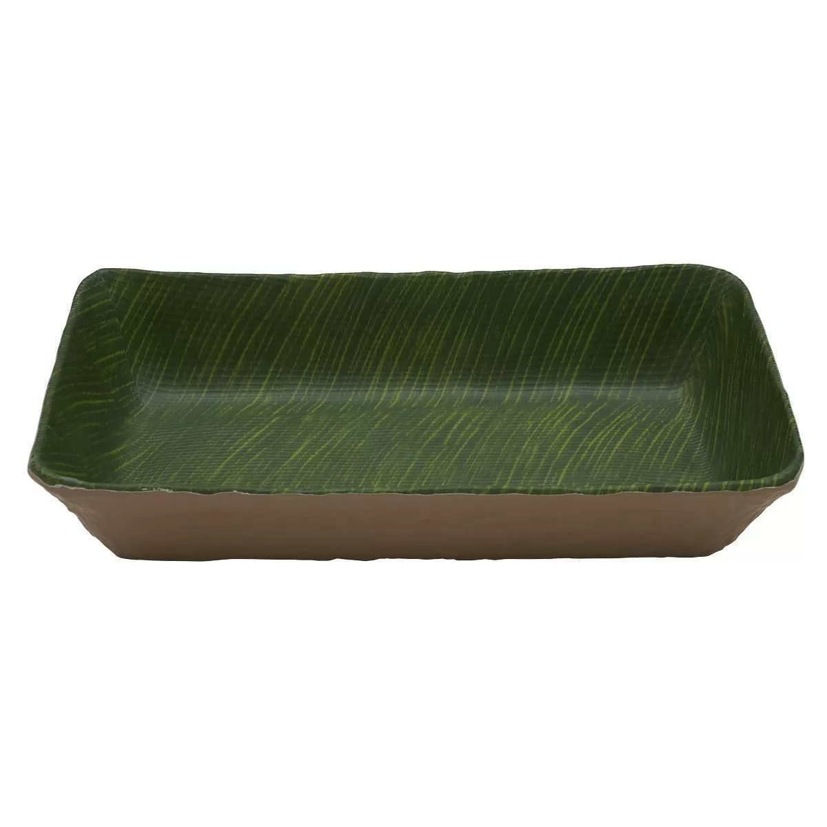 Блюдо (GN 1/4) меламин 26.5*16.2см, h=6.5см P.L. Green Banana Leaf