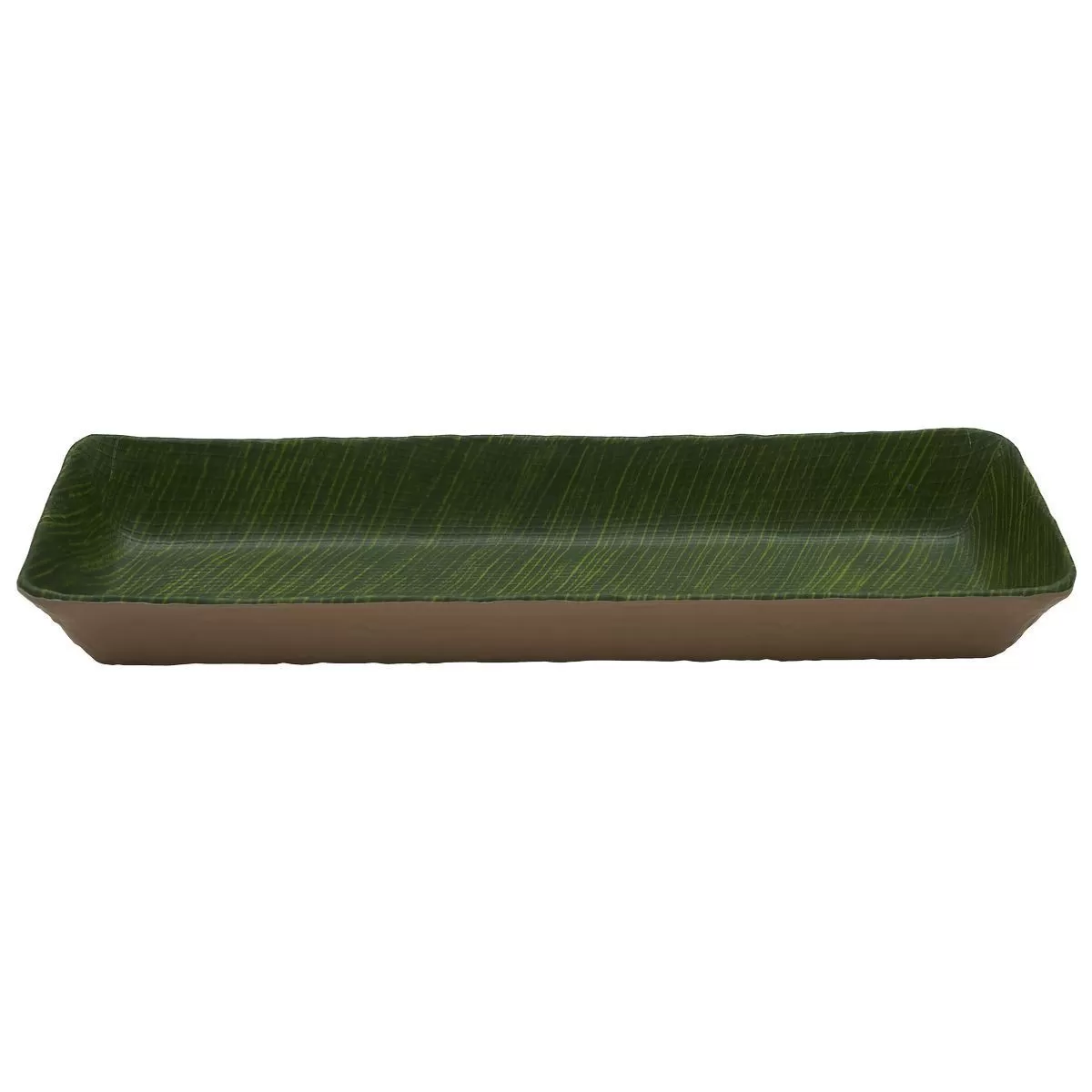 Блюдо (GN 2/4) меламин 53*16.2*6.5см P.L. Green Banana Leaf