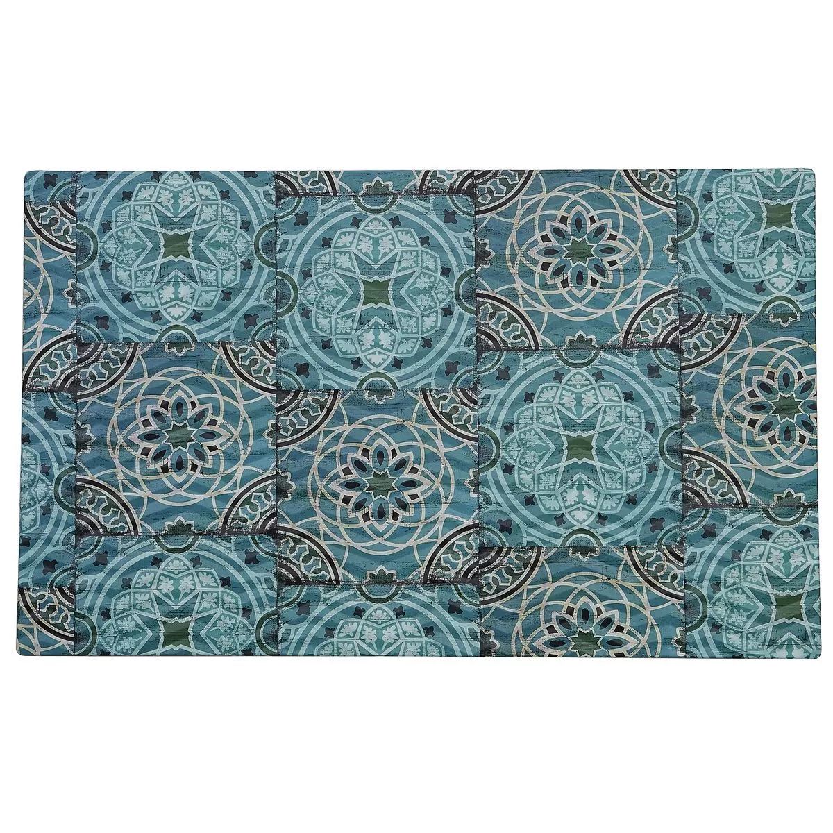 Блюдо,поднос GN 1/1 меламиновый 53*32.5см, Damask Blue, P.L.