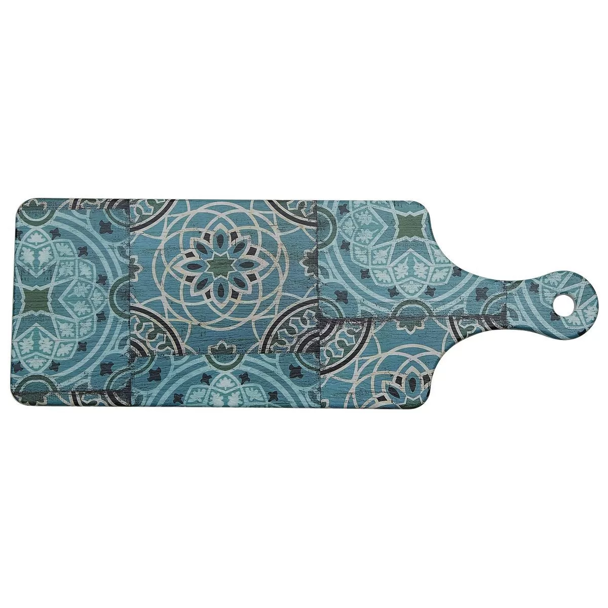 Блюдо,поднос меламиновый, 47*17 см , Damask Blue, P.L.