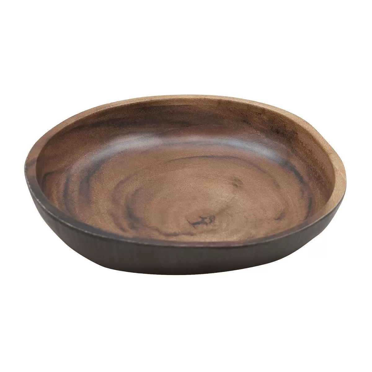 Блюдо,поднос меламиновый d=15.5см, h=3см P.L. Аfrican wood 2
