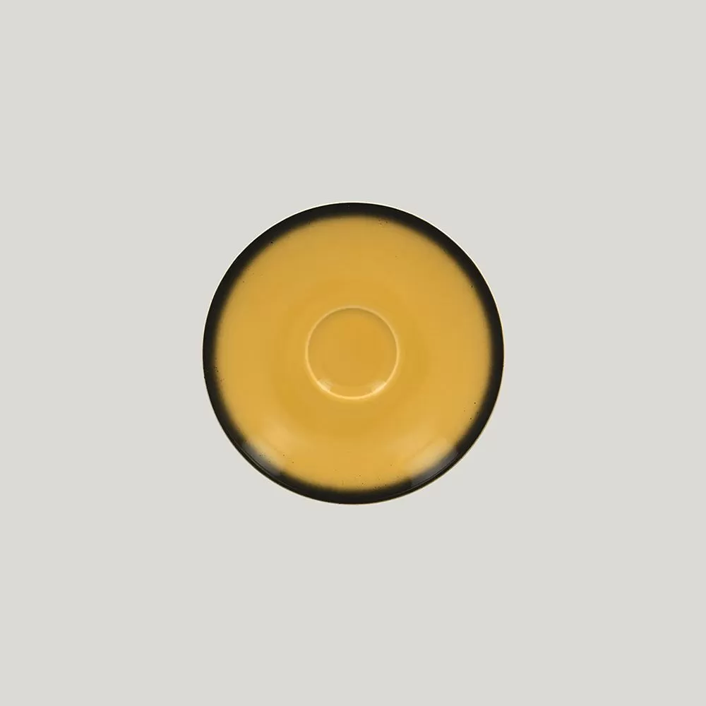 Блюдце RAK Porcelain LEA Yellow 17 см, для чашки 81223409 (желтый цвет)