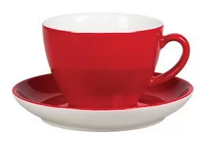 Чайная пара Barista (Бариста) 300 мл, красный цвет, P.L. Proff Cuisine