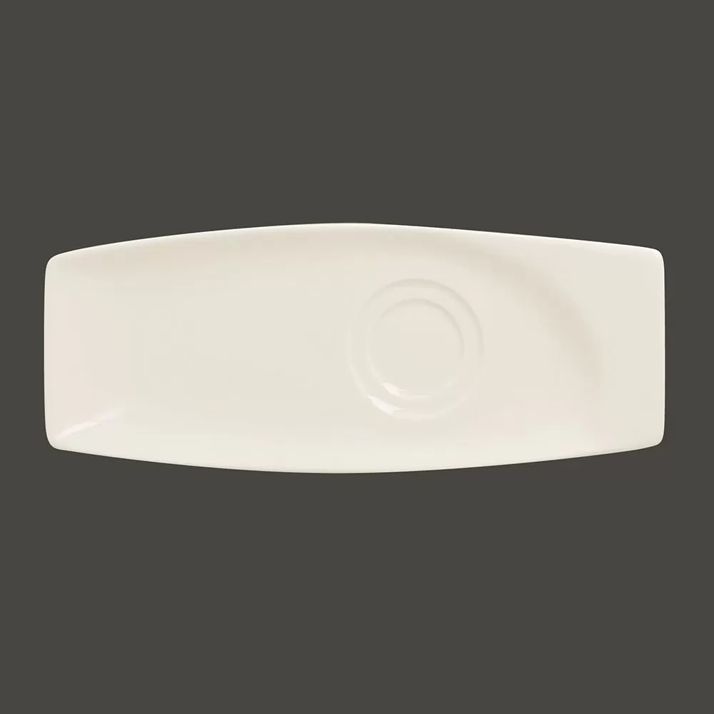 Прямоугольное блюдце RAK Porcelain Mazza 26*10 см