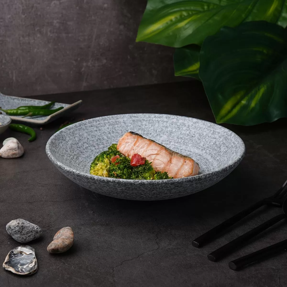 Салатник 1 л, d=23,2 см, h=6 см, Stone Untouched Taiga, P.L. Proff Cuisine
