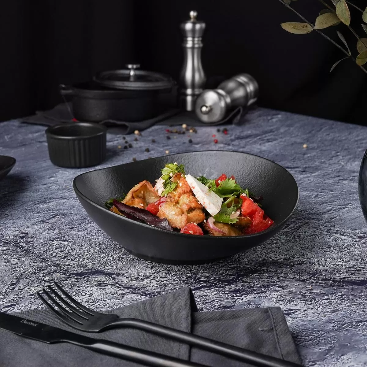 Салатник Black Raw Stellar 20*18,5*5,7 см, P.L. Proff Cuisine