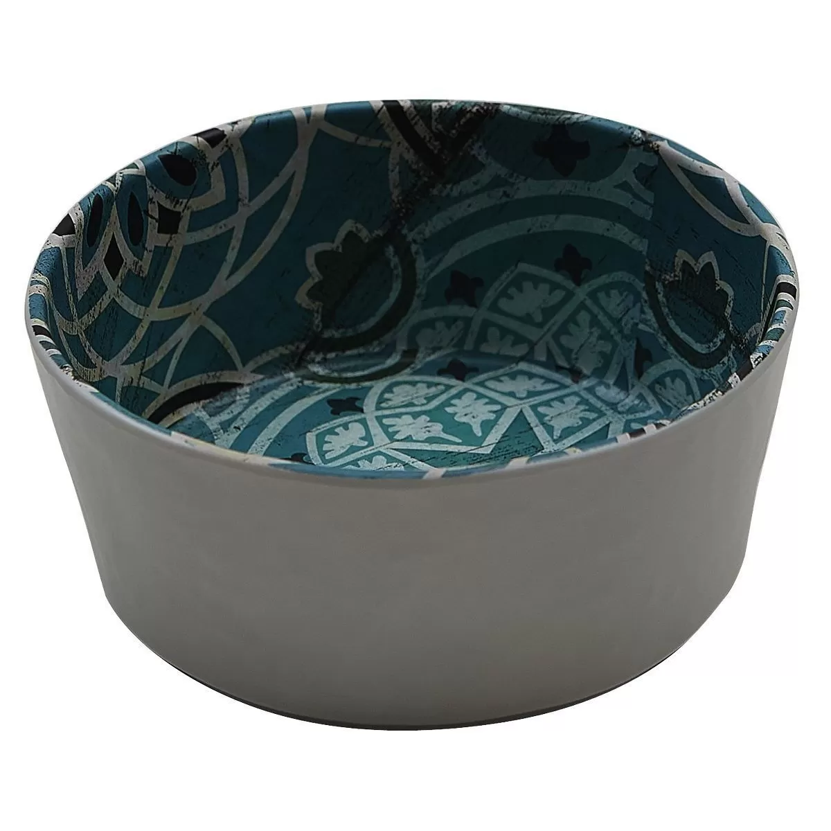 Салатник меламиновый 14*6.2 см, Damask Blue , P.L.