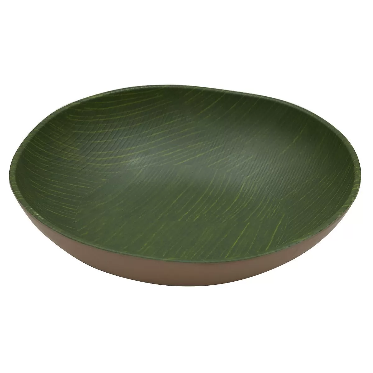 Салатник меламиновый 31.5*31.5*8.5 см P.L. Green Banana Leaf