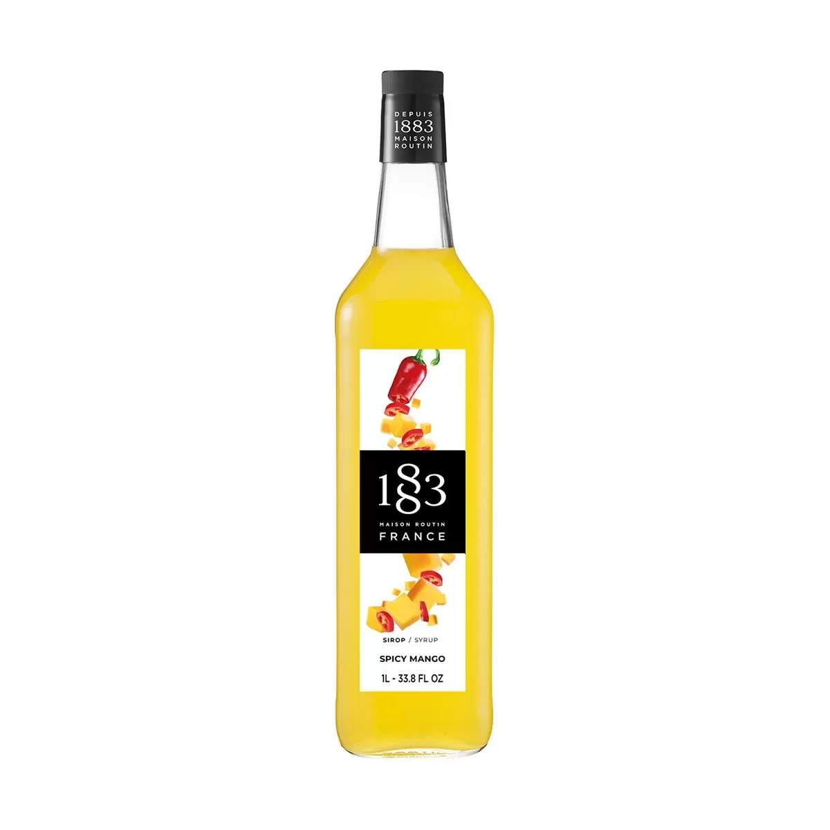 Сироп 1883 Maison Routin Пряное Манго (Spicy Mango), 1 л, стекло