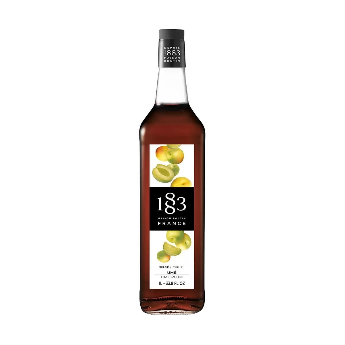 Сироп 1883 Maison Routin "Уме"-Слива (Ume Plum syrup), 1 л, стекло
